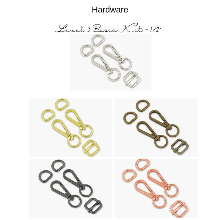 Hardware: Level 3 Basic 1/2 inch | Multiple Finishes