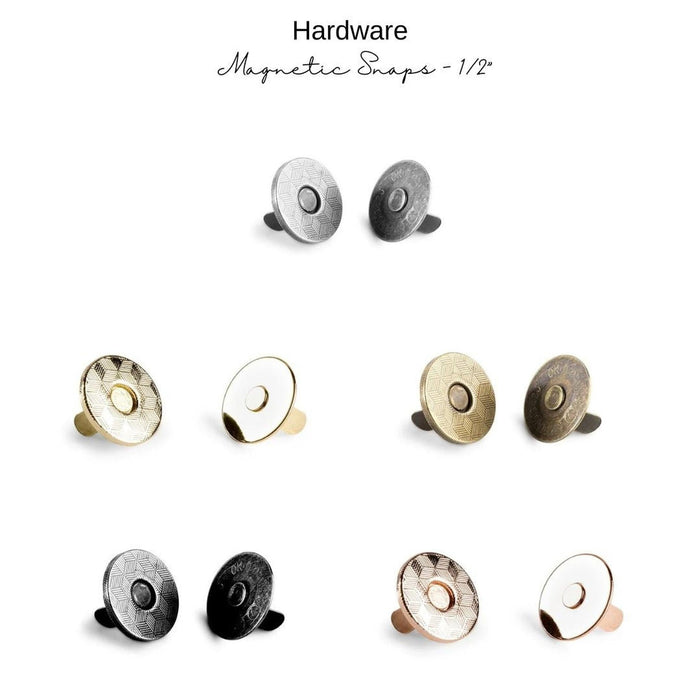 Hardware: Magnetic Snaps - 1/2" | Multiple Finishes