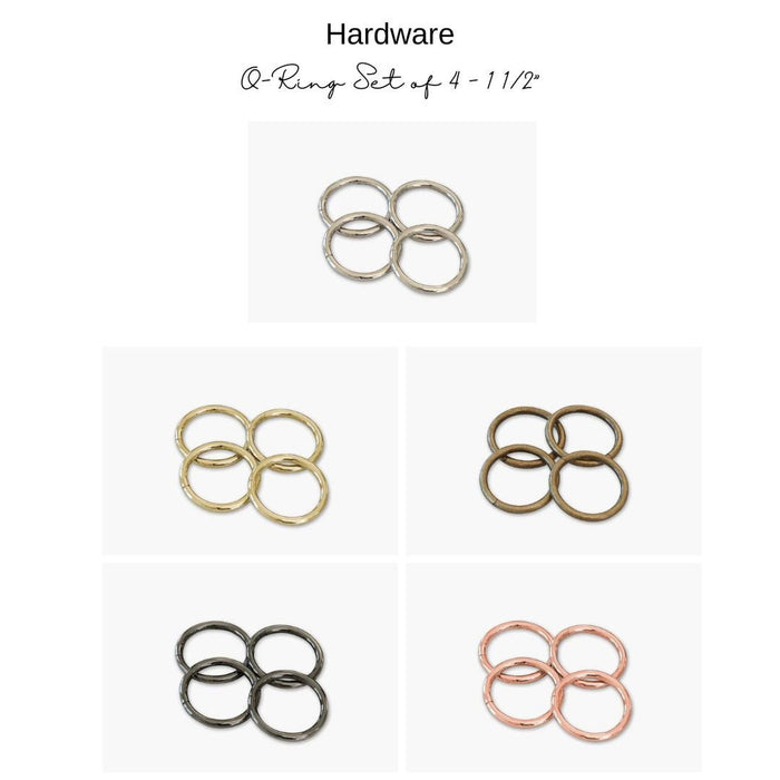Hardware: O-Ring - 1 1/2" - Set of 4 | Multiple Finishes