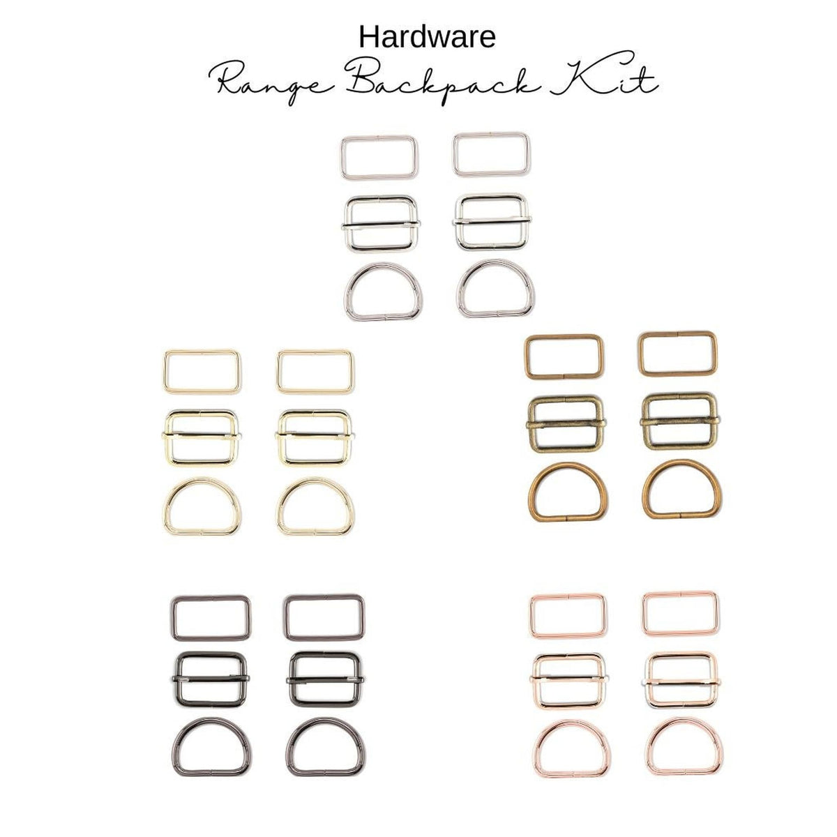 Hardware: Range Backpack Hardware Kit — Gotham Quilts