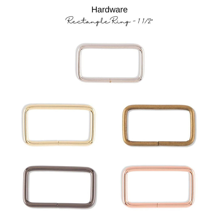 Hardware: Rectangle Ring 1 1/2‚Äù | Multiple Finishes