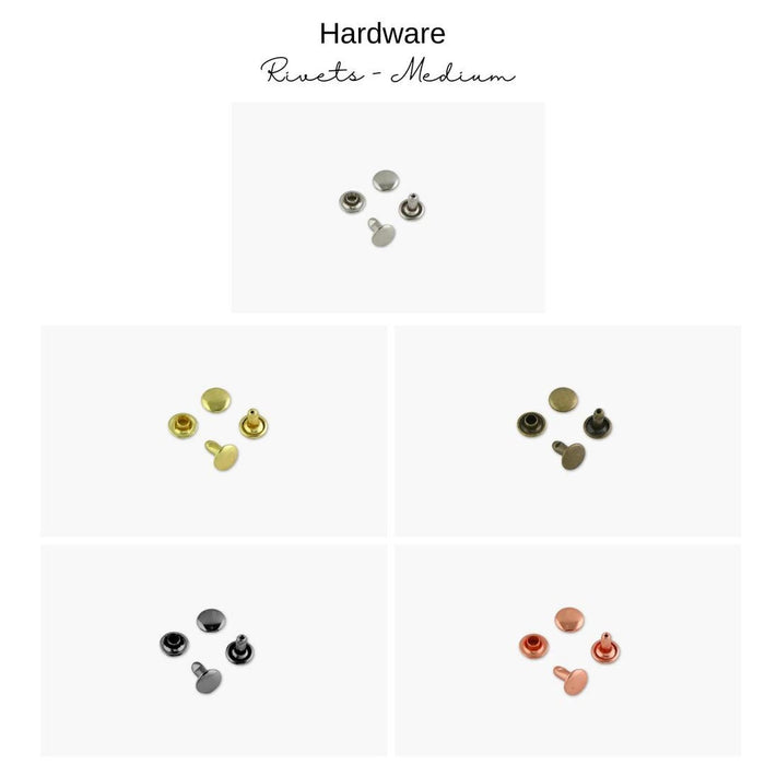 Hardware: Rivets - Medium | Multiple Finishes