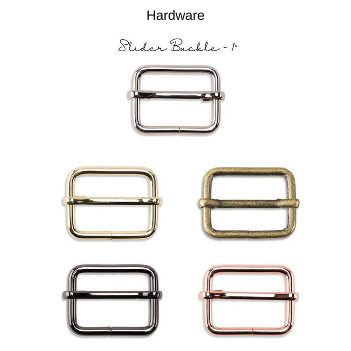 Hardware: Slider Buckle 1‚Äù | Multiple Finishes