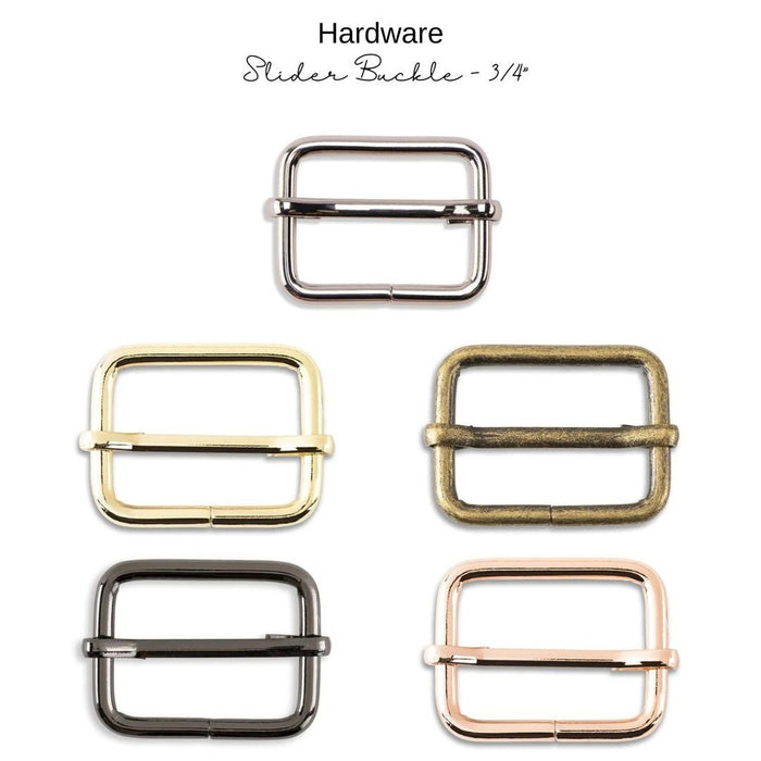 Hardware: Slider Buckle 3/4‚Äù | Multiple Finishes