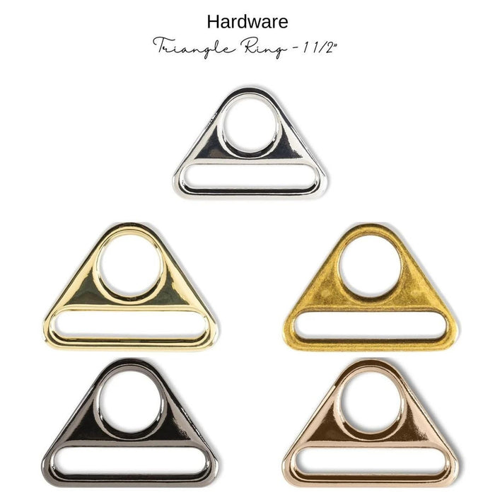 Hardware: Triangle Ring 1 1/2‚Äù | Multiple Finishes