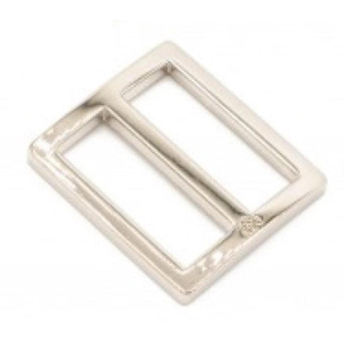 Hardware: Widemouth Rectangular Slider 1" Slider (2) - Nickel Finish