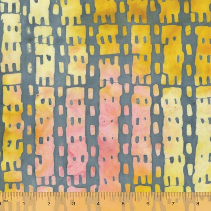 Here-There by Marcia Derse - City Block - Peach Pie