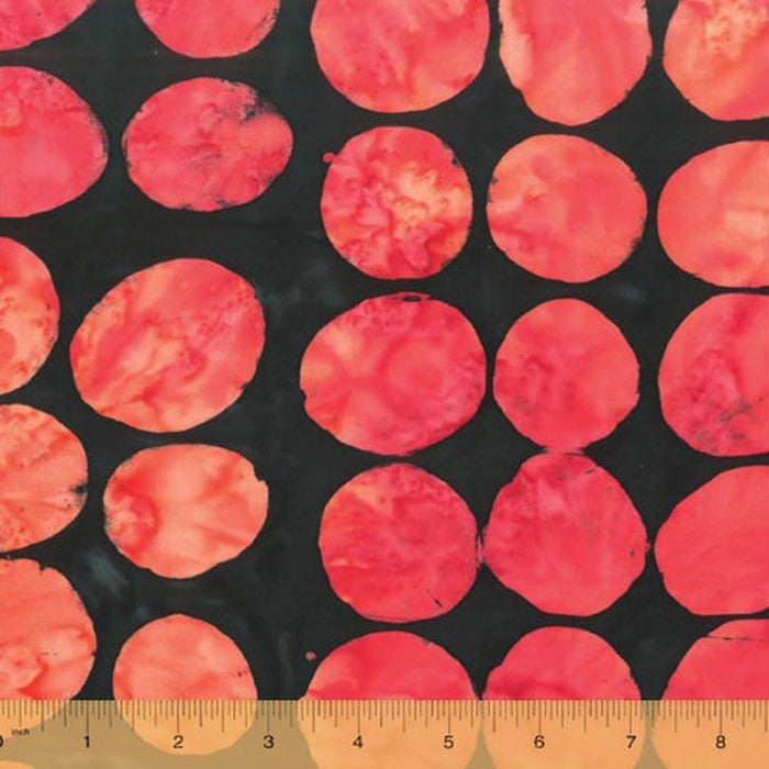 Here-There by Marcia Derse - River Rock - Melon