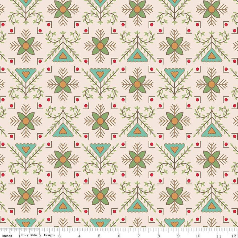 Home Town Holiday Wideback by Lori Holt - Basil