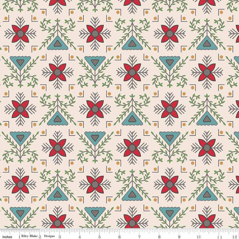 Home Town Holiday Wideback by Lori Holt - Schoolhouse