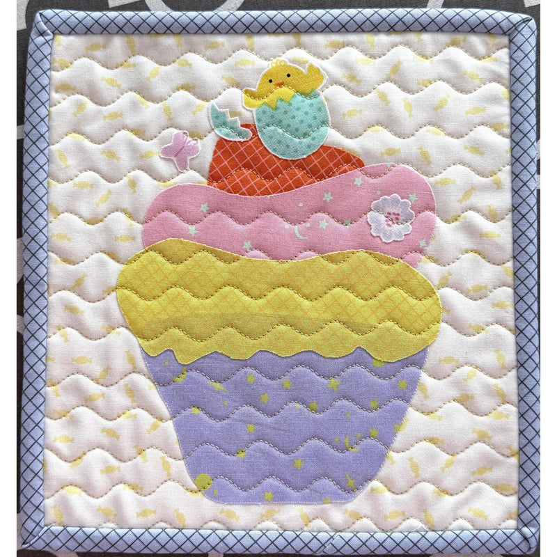 Kit: Cupcake Collage - Easter Egg (pattern Not Inlcuded)