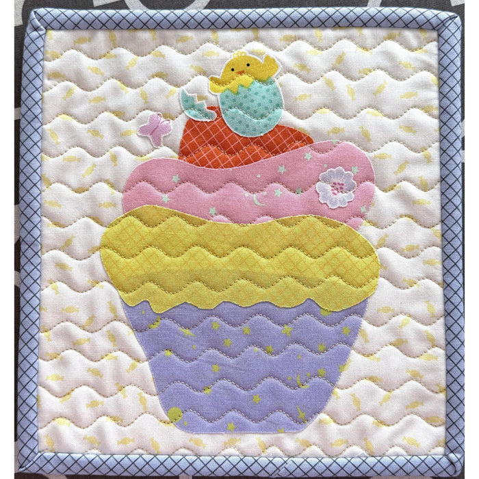 Kit: Cupcake Collage - Easter Egg (pattern Not Inlcuded)
