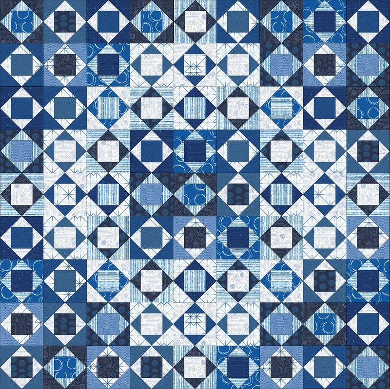 Indiglow Free PDF Quilt Pattern