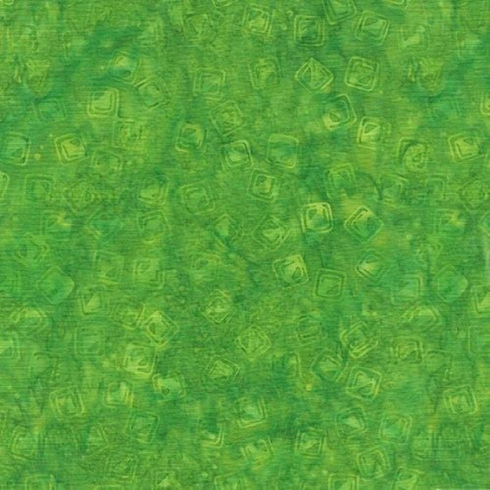 Island Batik - Cubes - Green Frog