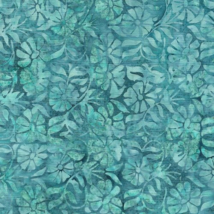 Island Batik - Daisy Tile-Teal Pool