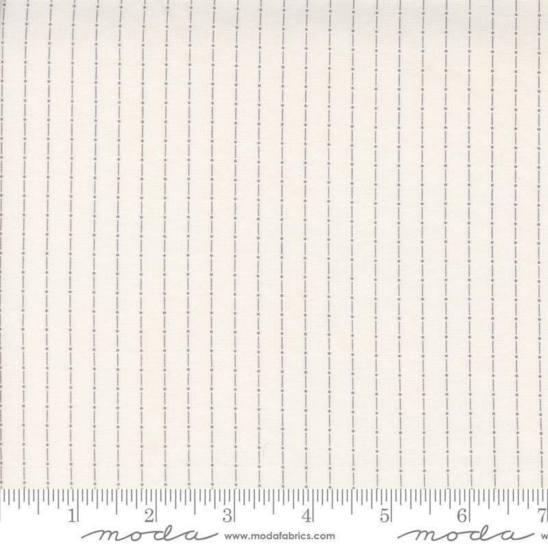 Itty Bitty Background Gatherings by Primitive Gatherings - Dotted Stripes: Grey