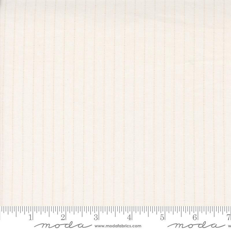 Itty Bitty Background Gatherings by Primitive Gatherings - Dotted Stripes: White on White