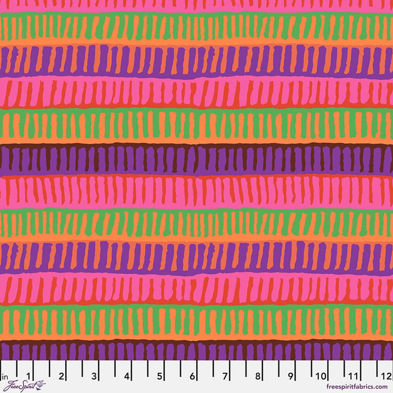 Kaffe Fassett August Collective - Zipper Stripe - Red