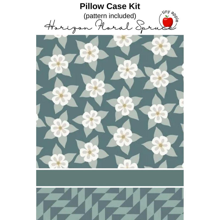Kit: Burrito Pillowcase - Floral Spruce (pattern included)
