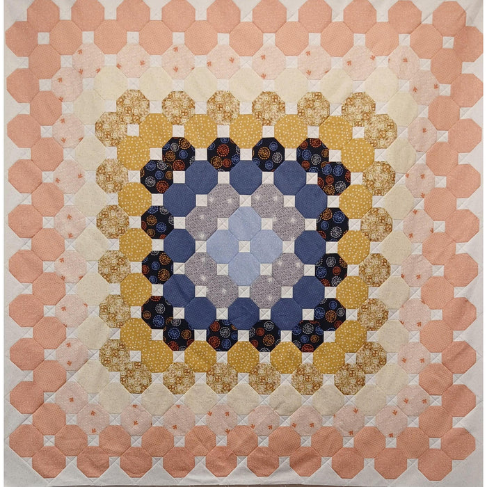 Kit: Cozy Crochet Quilt - Conway Cottage and Freckles (62" x 62")