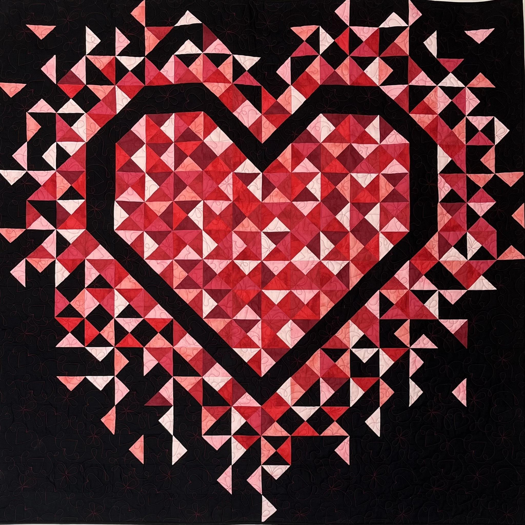 Kit: Exploding Heart Quilt - Riley Blake Shabby — Gotham Quilts