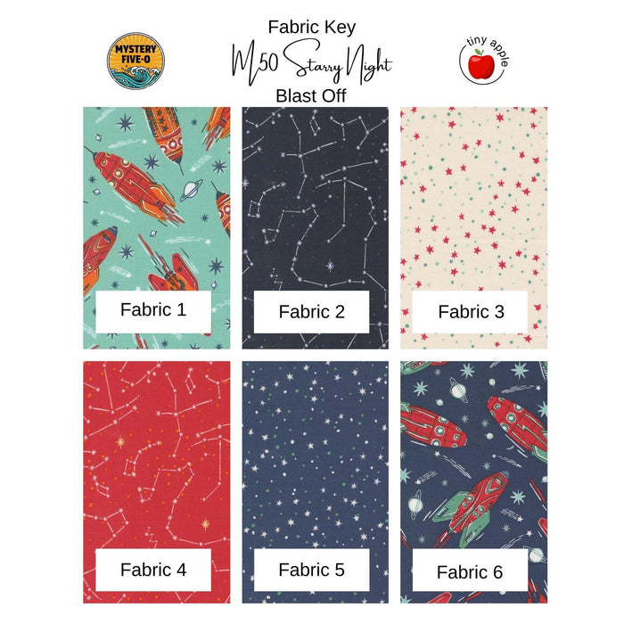 Kit: M50 Starry Night | Blast Off (Pattern Included)