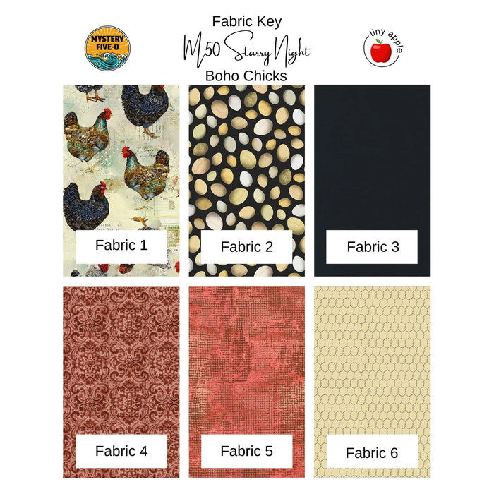 Kit: M50 Starry Night | Boho Chick (Pattern Included)