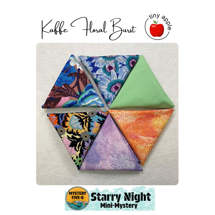 Kit: M50 Starry Night | Kaffe Floral Burst (Pattern Included)