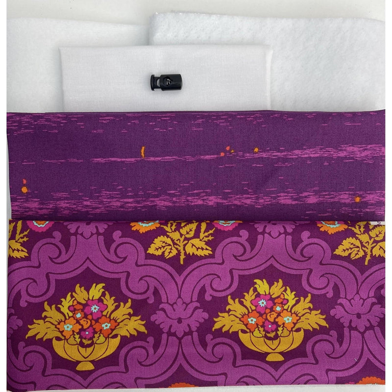 Kit: Mini Iron Storage Case - Alison Glass Magenta Chrysanthemum - Pattern Sold Separately