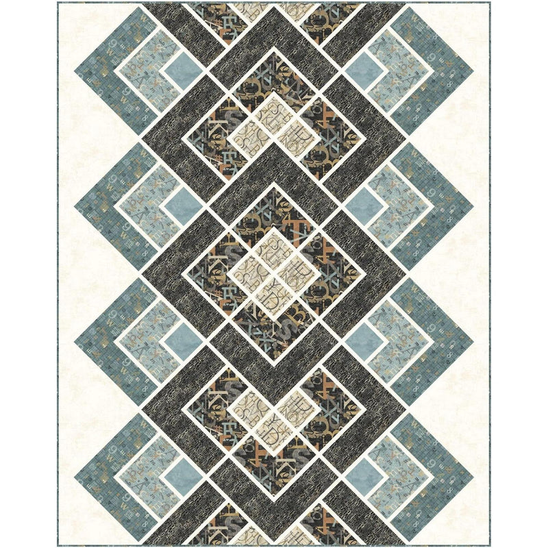 Kit: Modern Lace - My Type (54 3/4" x 67 3/4") Pattern not included