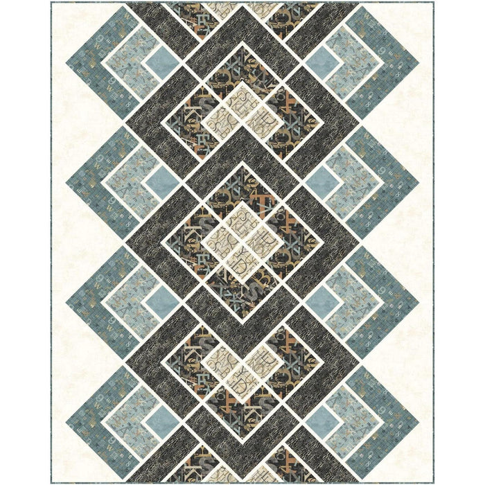 Kit: Modern Lace - My Type (54 3/4" x 67 3/4") Pattern not included