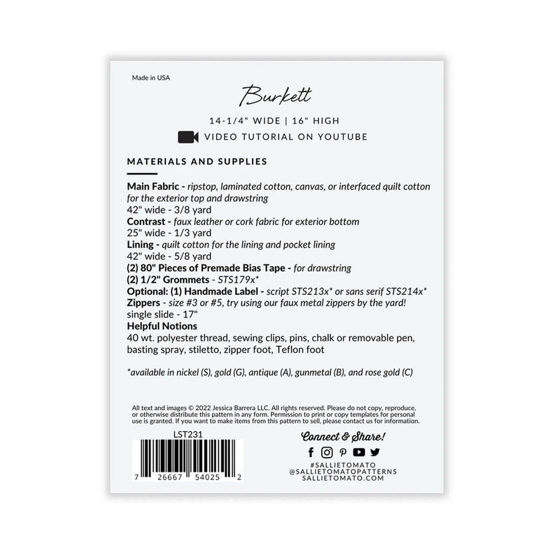 Pattern: Burkett