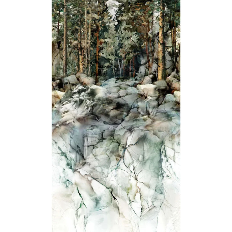 Lone Wolf by Deborah Edwards - Scenic Forest Wideback