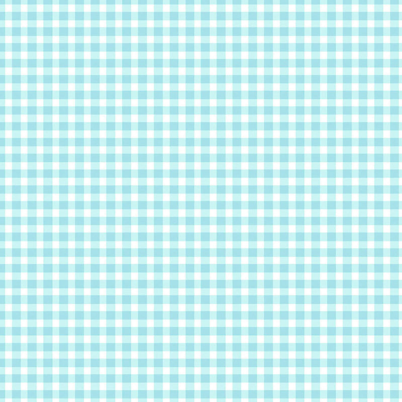 Gingham - Aqua