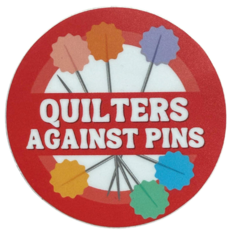 Quilters Against Pins Sticker