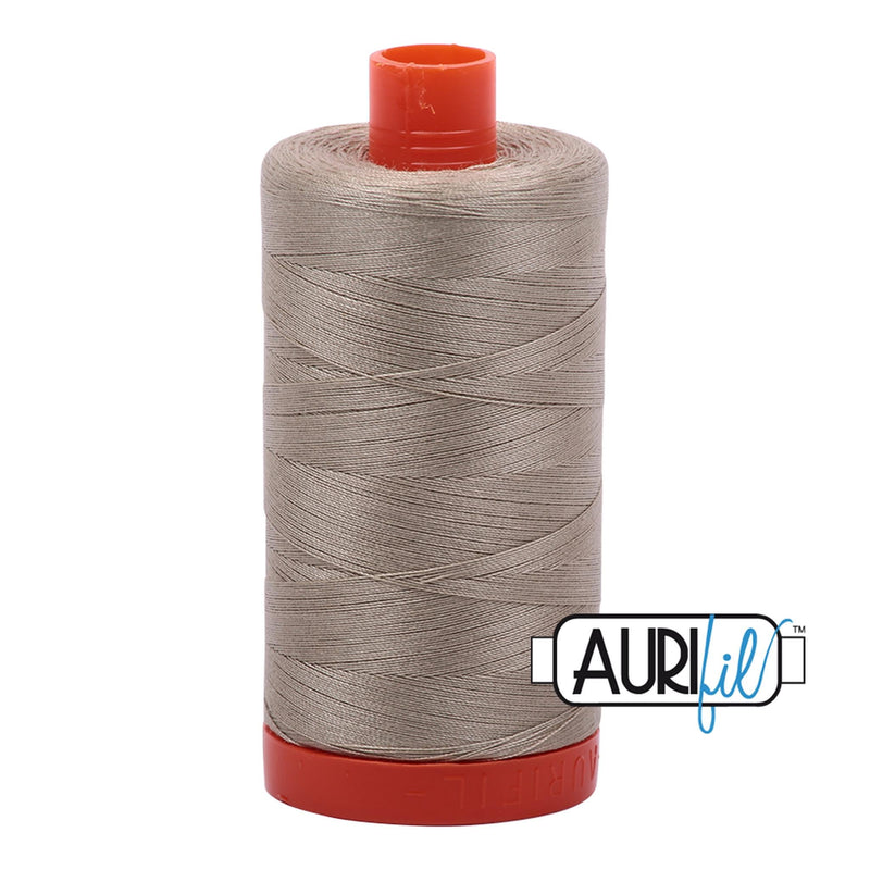 Aurifil Cotton Thread Solid 50wt 1422yds Stone A1050-2324
