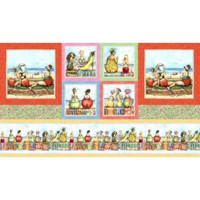 Mary Stewart Fruit Ladies Panel  - Multi