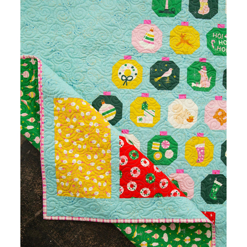 Merry Baubles Quilt Kit - 62"x72"