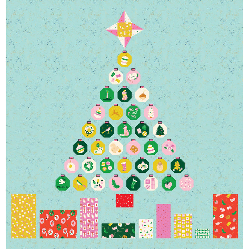 Merry Baubles Quilt Kit - 62"x72"