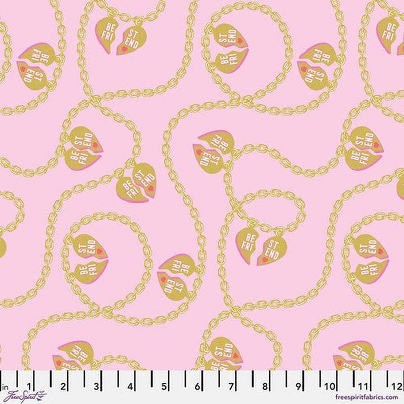 Metallic Besties by Tula Pink - Lil Charmer - Blossom