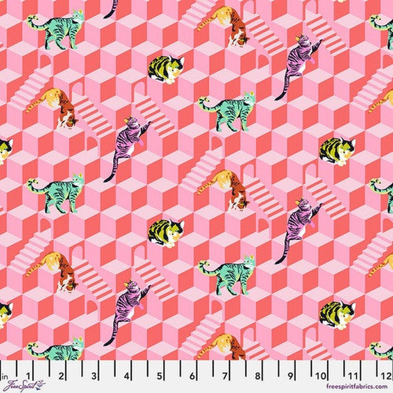 Metallic Besties by Tula Pink - Sitting Pretty - Blossom