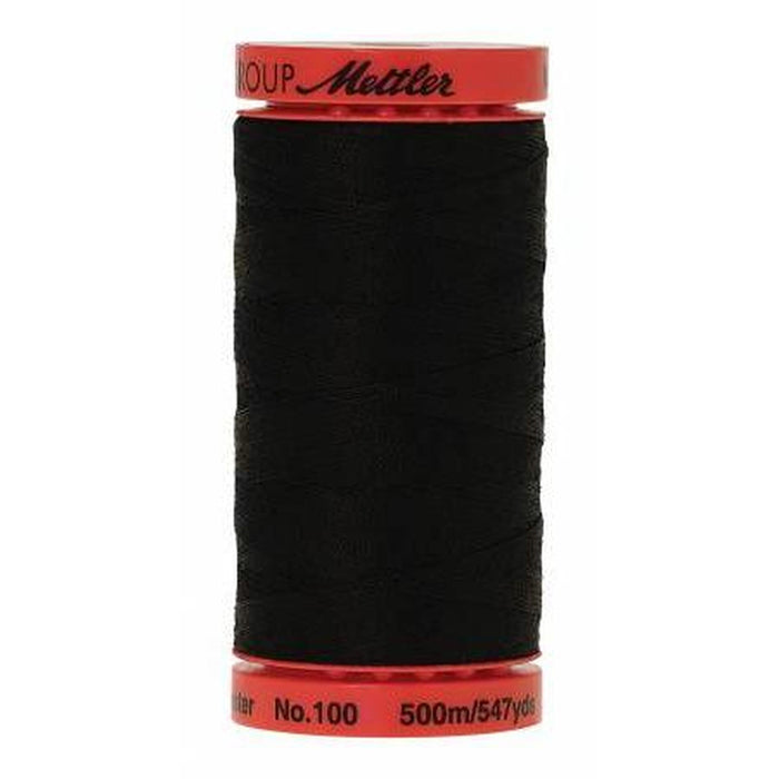 Metrosene Poly Thread 50wt 500m/547yds Black