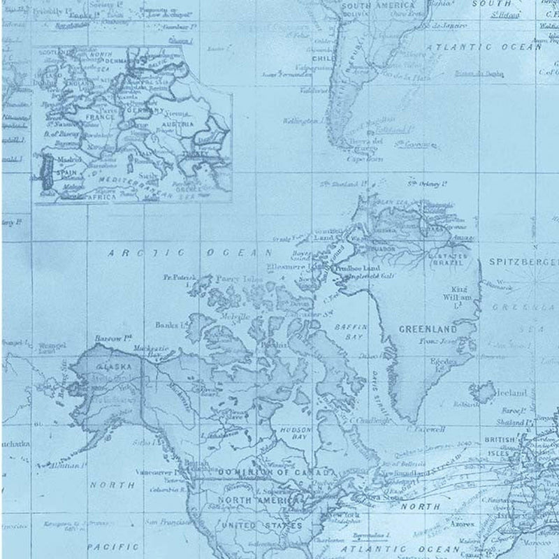 Michael Miller Widebacks Sea Navigation: Blue