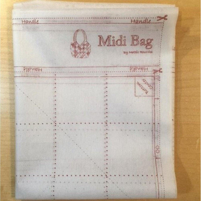 Midi Bag  Printed Interfacing Panel