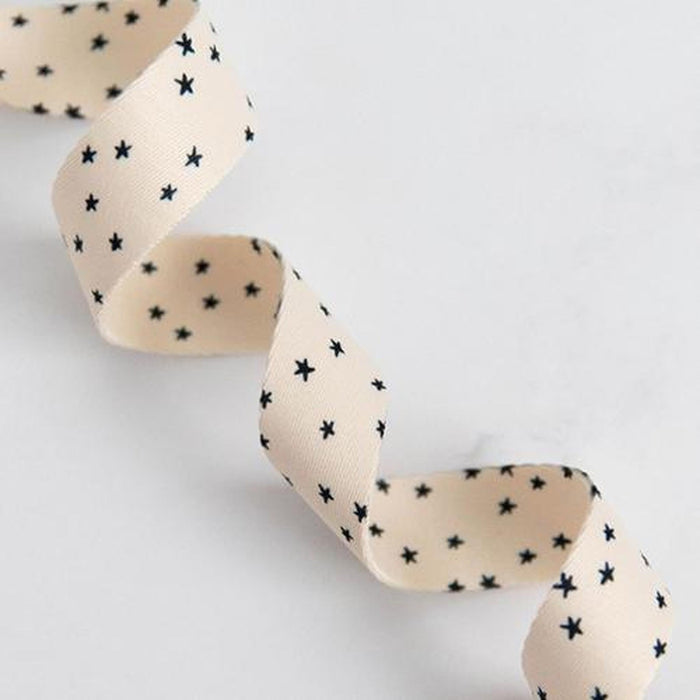 Mini Starry in Black 1"  Webbing