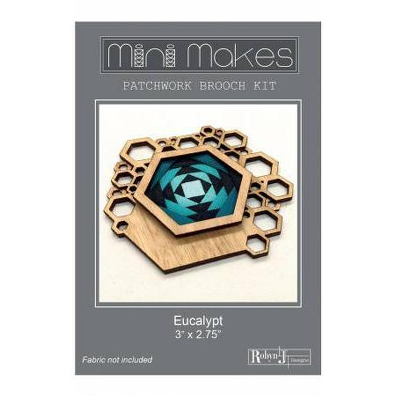 MiniMakes Brooch Hex Eucalypt