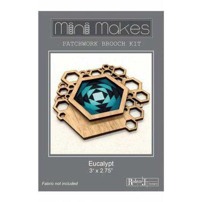 MiniMakes Brooch Hex Eucalypt