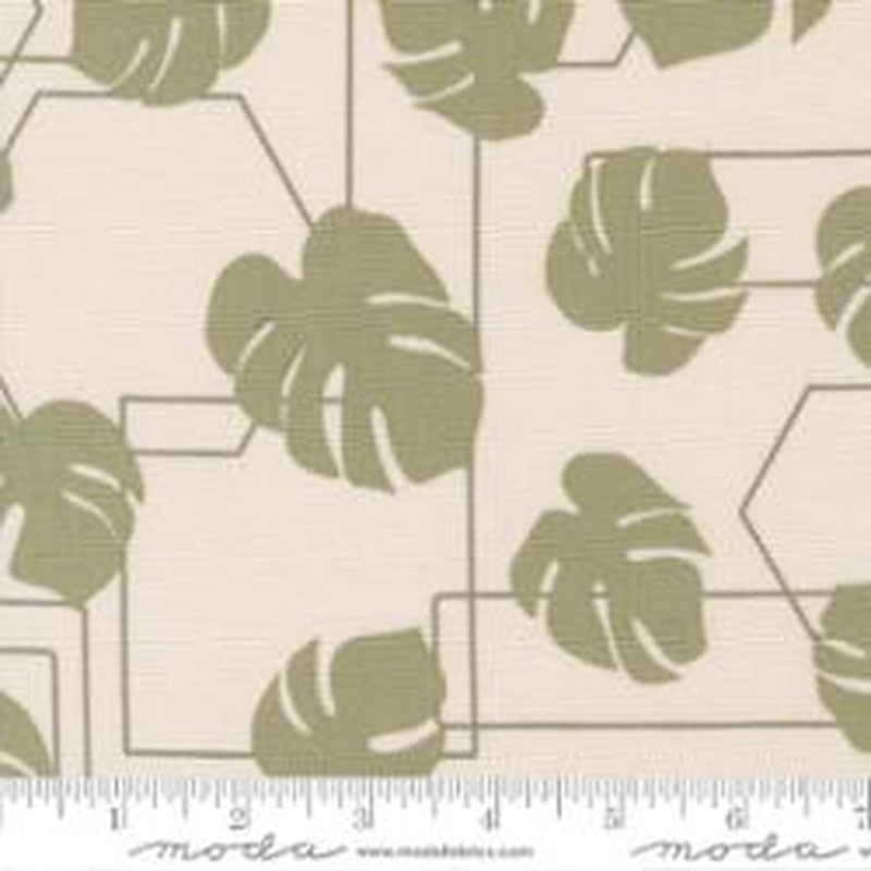 Moda Potted by Kiley's Quilt Room Canvas - Stone