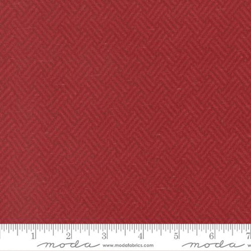 Moda Prairie Gatherings Flannel Wideback - Brick