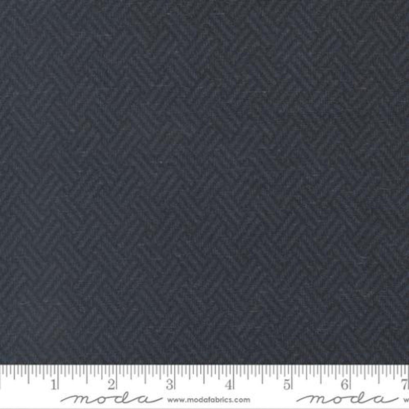 Moda Prairie Gatherings Flannel Wideback - Navy